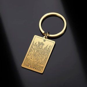 Stainless Steel Tarot Cards Keychains